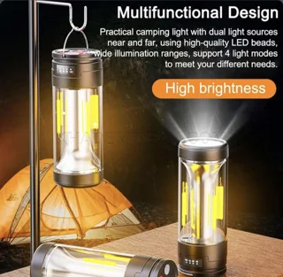 چراغ آویزی شارژی مدل CAMPING LAMPS JS-L01