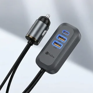 شارژر فندکی پرووان PROONE PCG23 مشکی