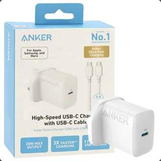 شارژر کامل انکر مدل ANKER PD 20W B2347K21 سفید
