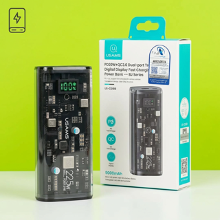 پاور بانک یوسمز مدل Usams US-CD189 PD 20W 9000mAh مشکی