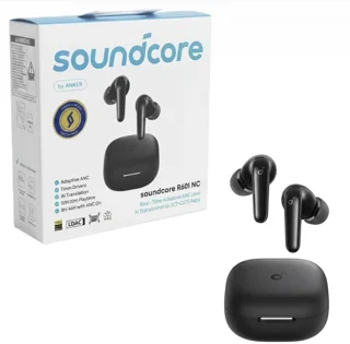 ایرپاد انکر مدل ANKER Soundcore R60i NC D1202H11 مشکی.    ترجمه زنده به 100 زبان دنیا